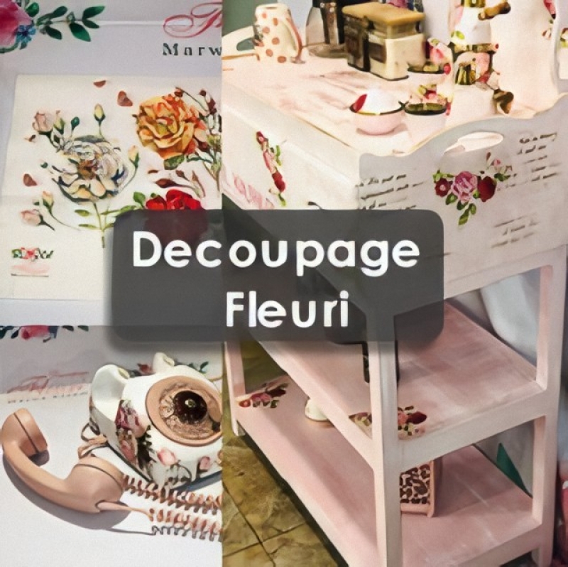 Decoupage Fleuri