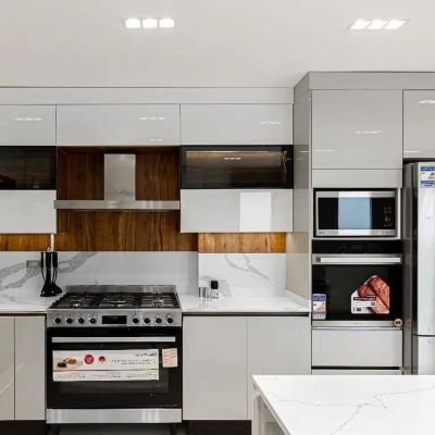 مطبخ وحمامات شقة تم التنفيذ بمدينتي 